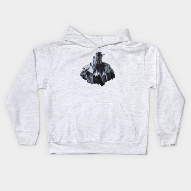 Melting Wraith Kids Hoodie by Christopher Hanz